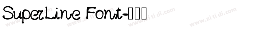 SuperLine Font字体转换